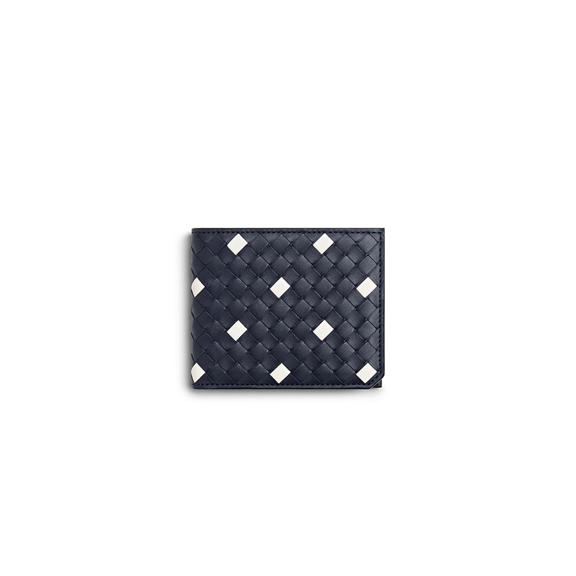 b0tt*ga Ven*ta intrecciato piccolo bi-fold wallet 796966v5sj14144 (11*9.5*1cm)